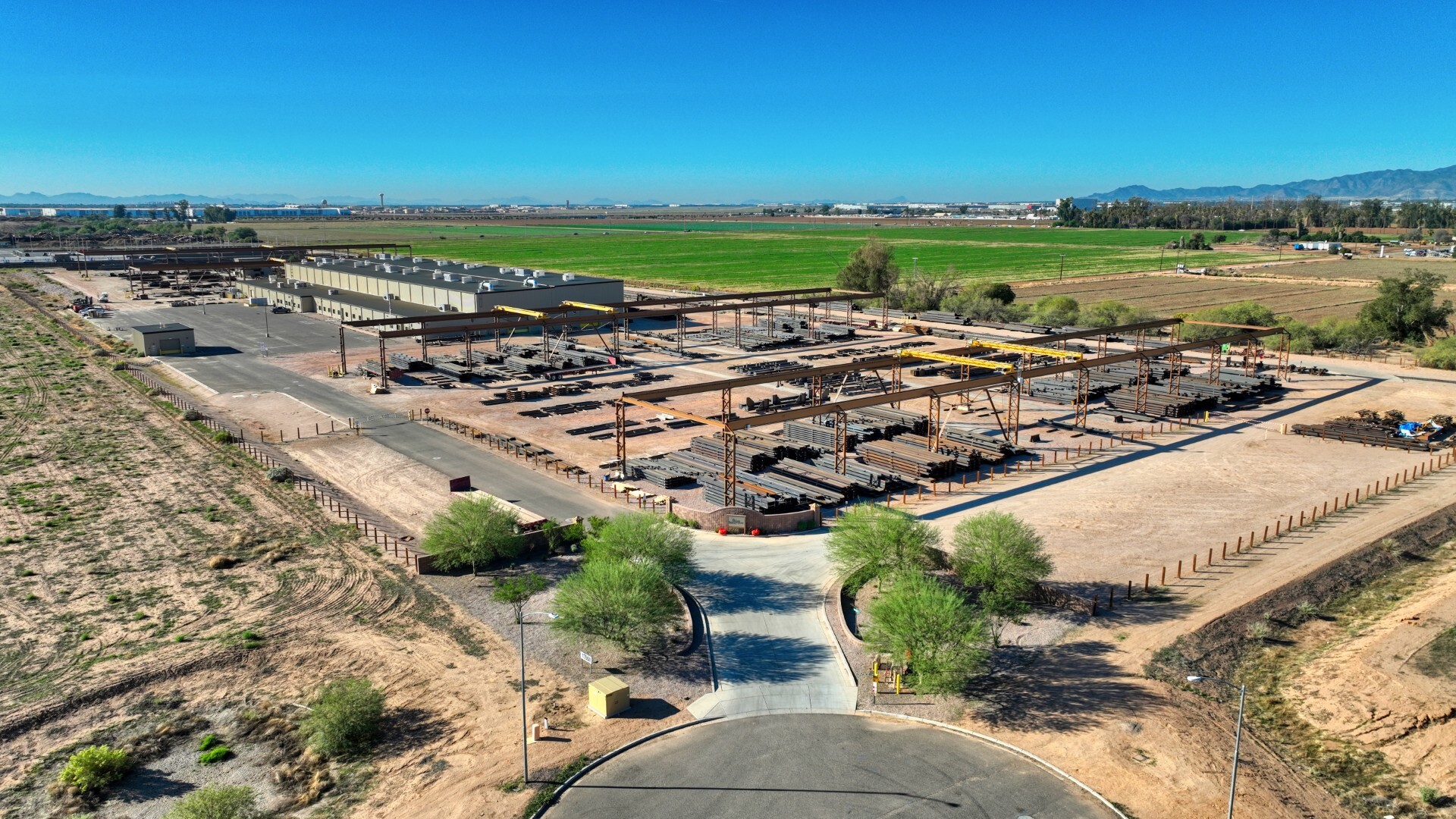 Aerial view of the Cives Steel South-West Division