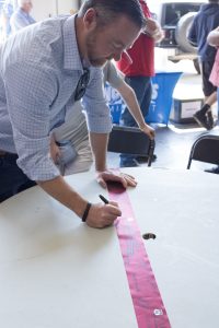 Signing of the Ribbon